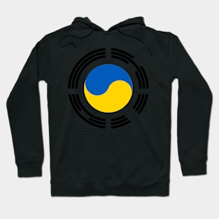 Korean Ukrainian Multinational Patriot Flag Series Hoodie